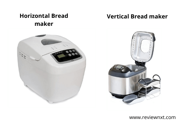 horizontal bread maker and vertical bread maker