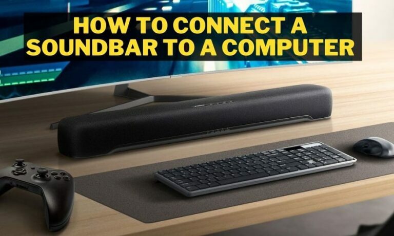 How to Connect a Soundbar to a Computer