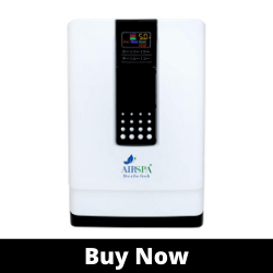 Airspa with device Tms 16 HEPA air purifier with unique seven-stage filtration