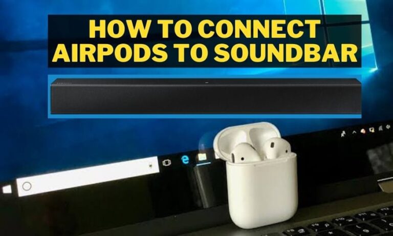 How to connect AirPods to soundbar